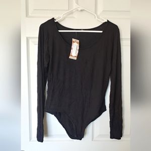 BOOHOO Tall Long Sleeve Basic Bodysuit